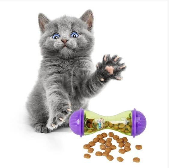 İnteraktif Kedi Ödül Mamalı Oyuncak - 5