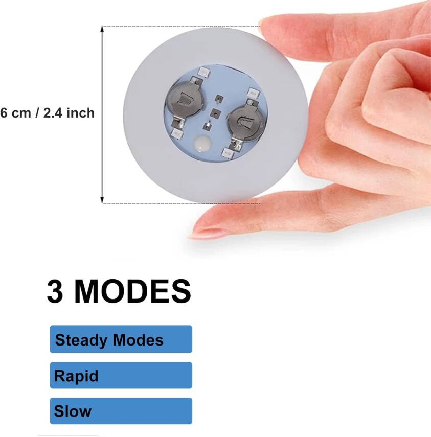 Işıklı Yapışkanlı Bardak Altı Aparatı Ledli 3 Modlu - 4