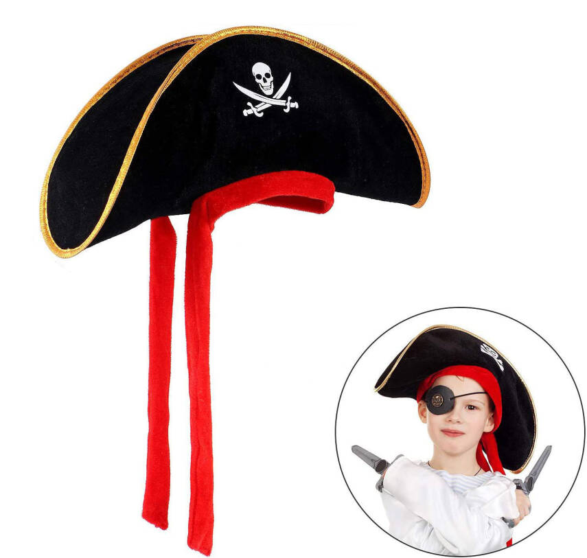 Jack Sparrow Çocuk Kadife Şapka - 1