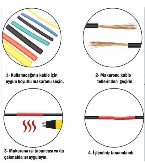 Kablo Koruyucu Makaron Seti 164 Parça - 4