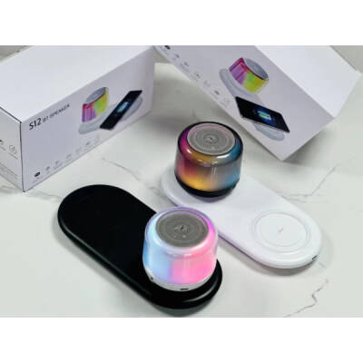 Kablosuz Şarj Standlı Bluetooth Hoparlör - 3