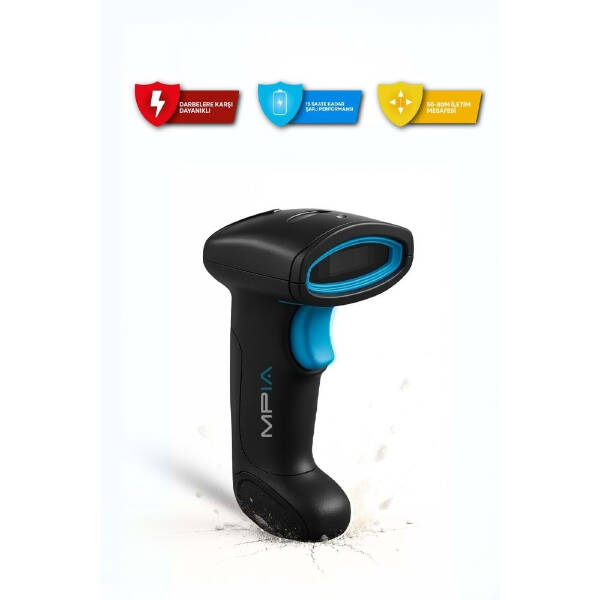 Kablosuz Standlı 1D/2D Barkod &amp; Karekod Okuyucu - 2