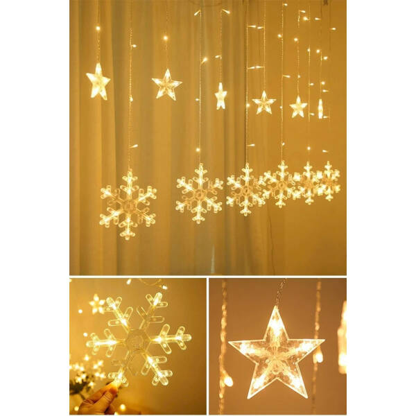 Kar Tanesi Perde LED - 1