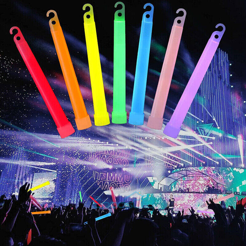 Karanlıkta Yanan Asılabilir ip Aparatlı Glow Stick Lamba Seti 15cm - 1