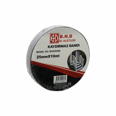 Kaydırmaz Siyah Bant 25 mm X 10 mt - 1