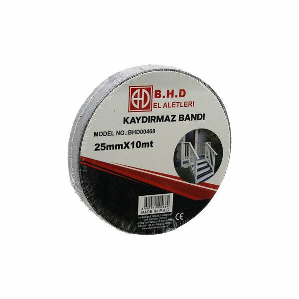 Kaydırmaz Siyah Bant 25 mm X 10 mt - 1