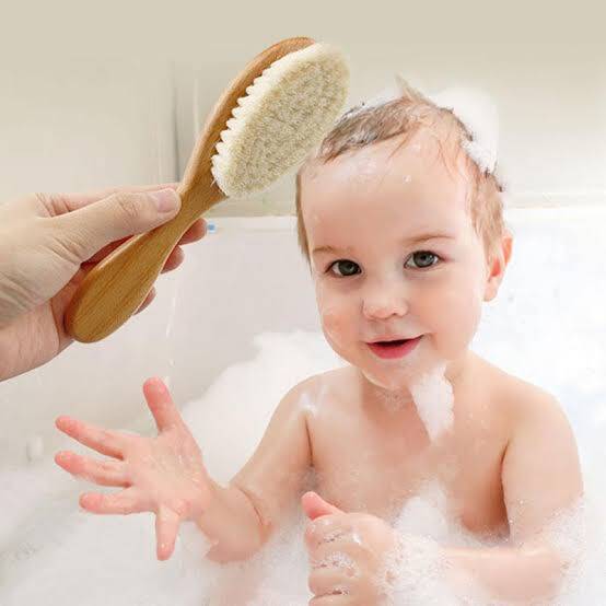 Keçi Kılı Organik Bebek Banyo Tarağı - 2