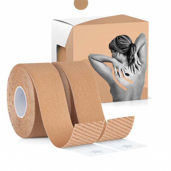 Kinezyo Ağrı Bandı 2.5 cm X 5 m Ten Rengi - 1