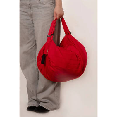 Kırmızı Katlanabilir Seyahat Çantası - 3