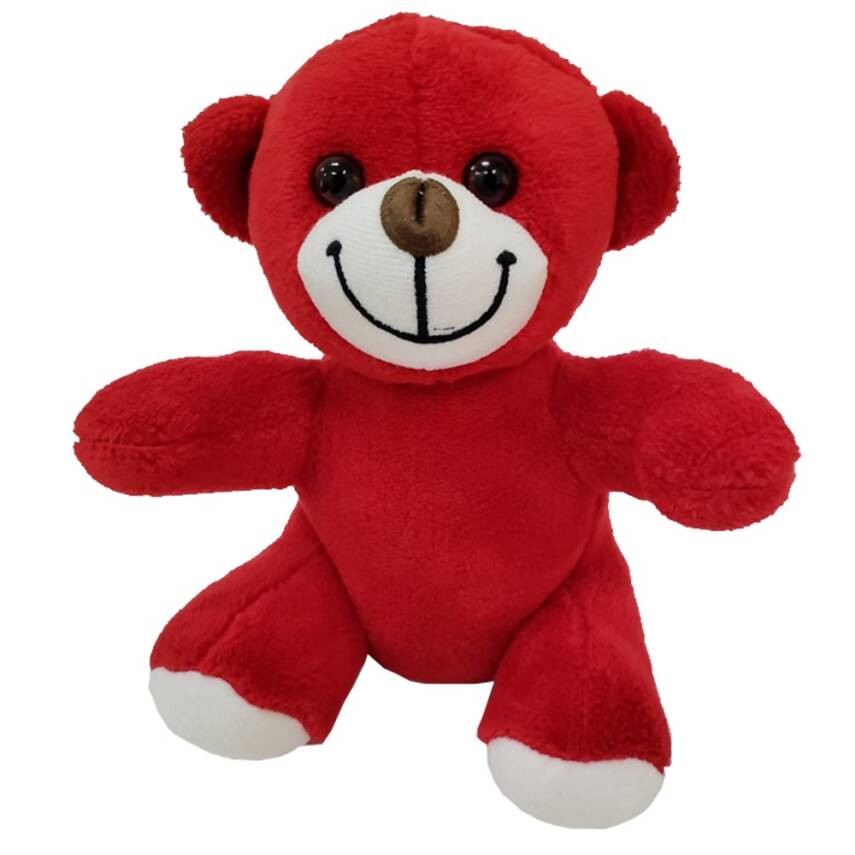 Kırmızı Peluş Oyuncak Ayıcık - 2