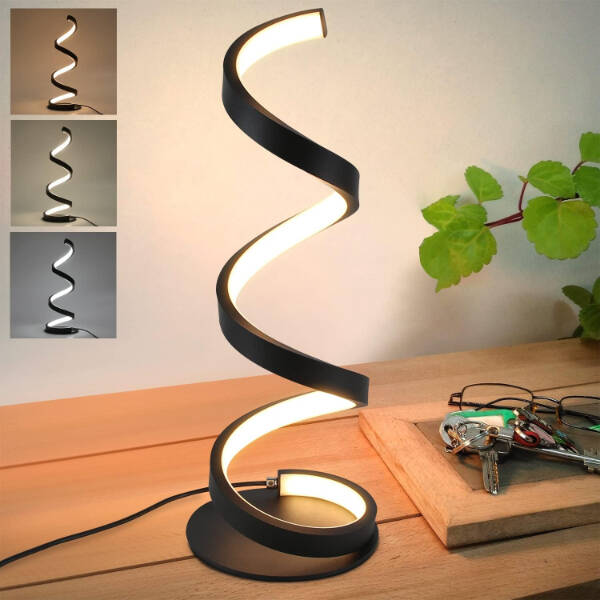 Kıvrımlı Spiral Gece Lambası - 1