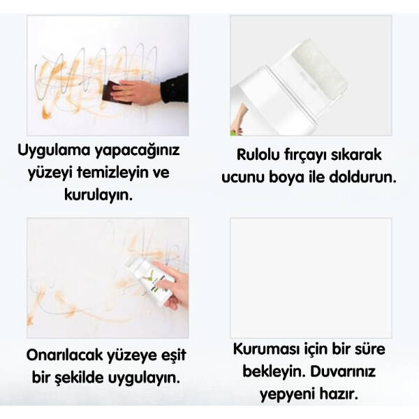Küçük Duvar Tamir Rötuş Boyası - 2