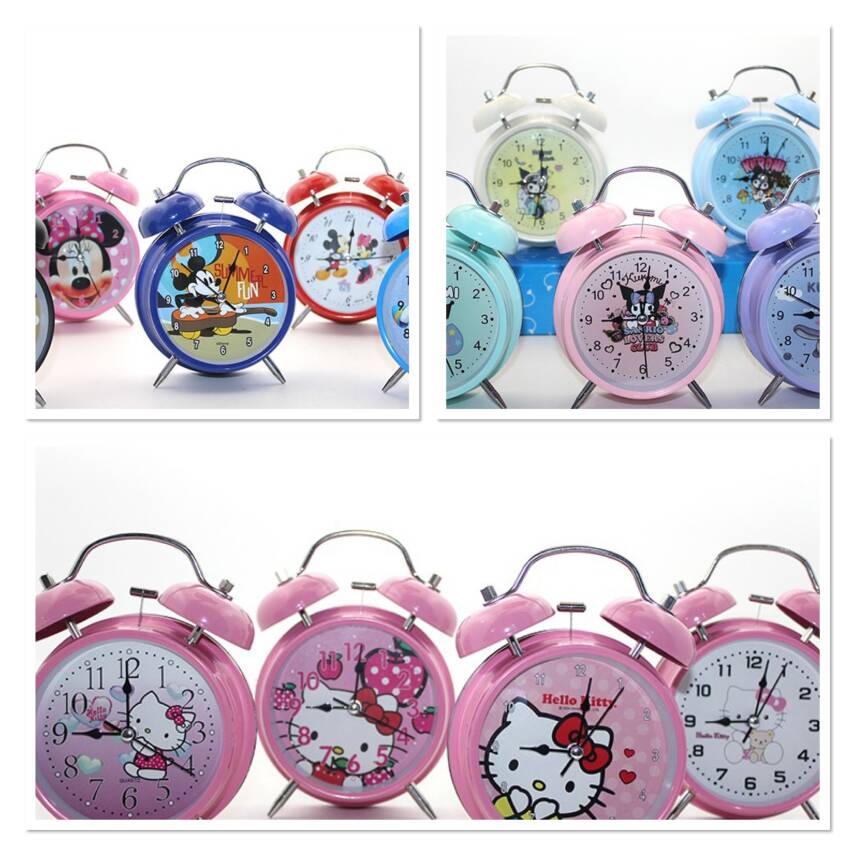 Kuromi, Hello Kitty, Mickey Mouse Masa Üstü Çalar Saat - 1