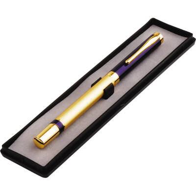 Kutulu Lacivert Gold Tasarım Roller Kalem - 2