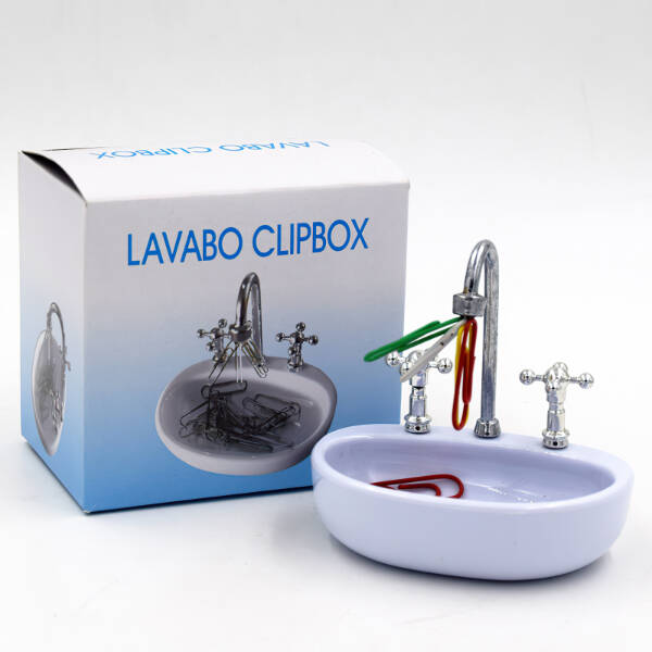 Lavabo Şeklinde Ataç Kutusu - 1
