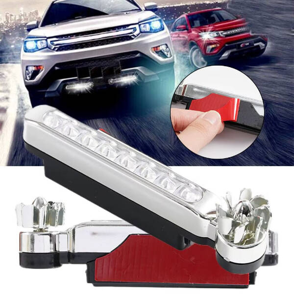 Led Çakar Lamba Seti Beyaz Renk Rüzgar Enerjili - 1