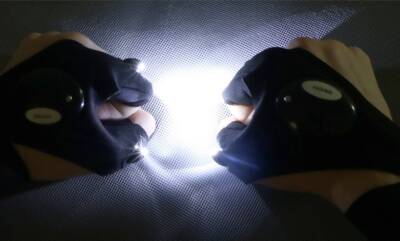 Led Işıklı Çalışma Eldiveni Sağ Sol Çift - 4