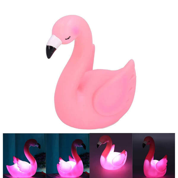 LED Işıklı Flamingo Masa Lambası - 1