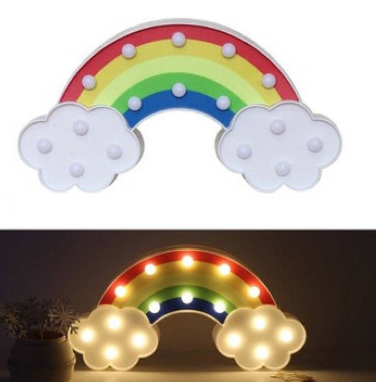 Led Işıklı Gökkuşağı Gece Lambası - 1