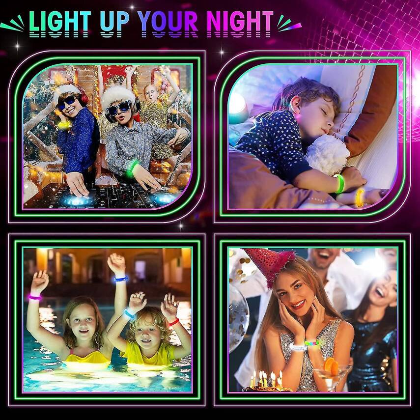 Led Işıklı Pilli Bileklik - 5