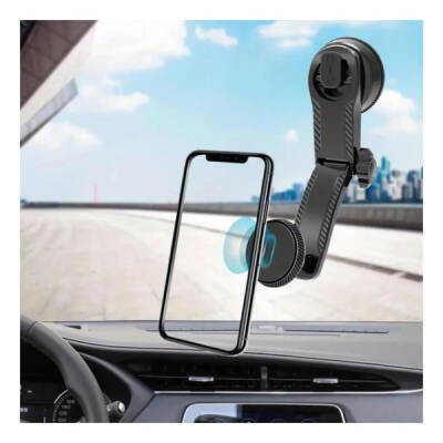 Manyetik 360 Derece Dönebilen Araç İçi Telefon Tutucu (1)