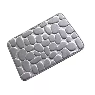 Memory Kaydırmaz Banyo Paspası Gri - 3