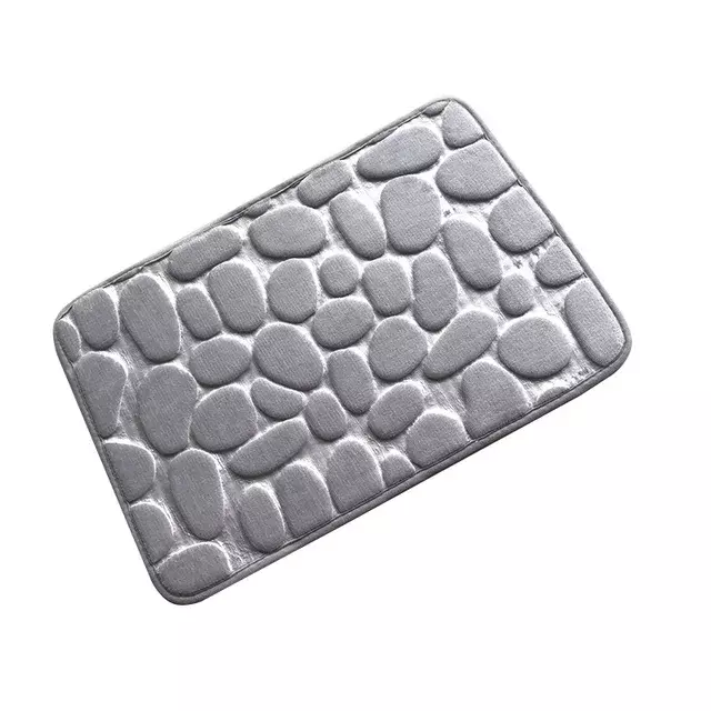 Memory Kaydırmaz Banyo Paspası Gri - 3