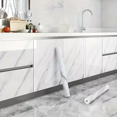 Mermer Desenli Kaplama Kağıdı 5 Metre - 3
