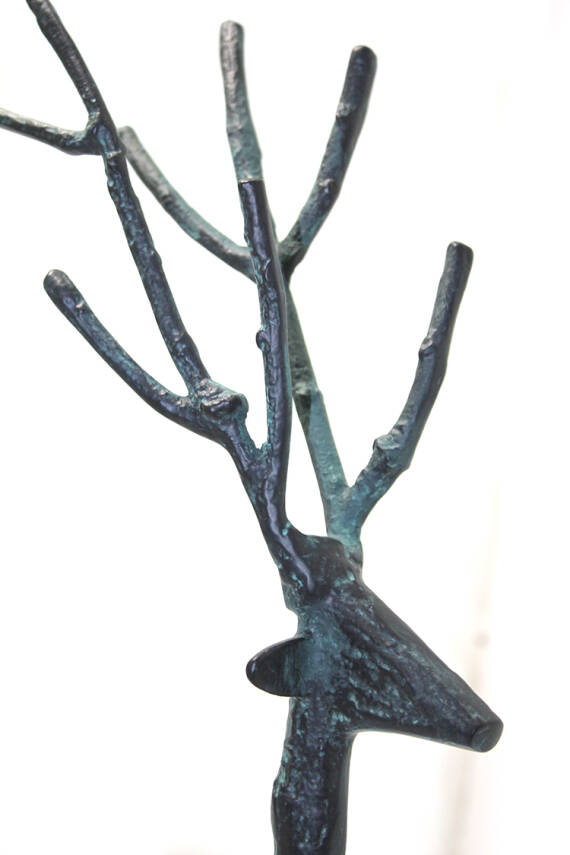 Metal 3'lü Geyik Seti - 2