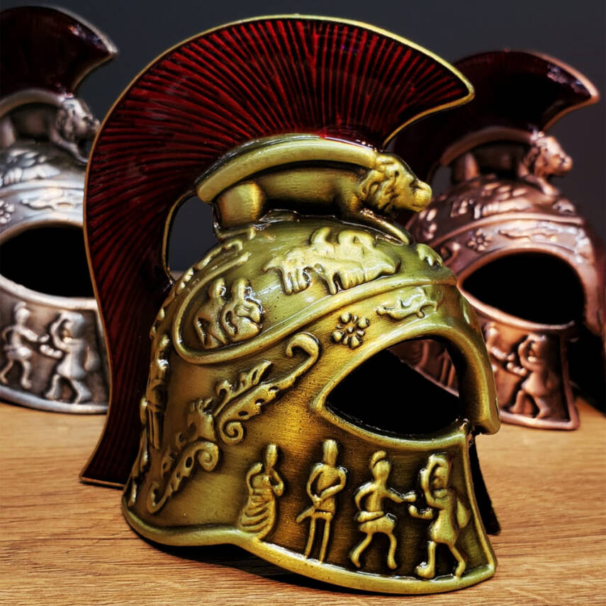 Metal Dekoratif Şövalye Miğferi - 2