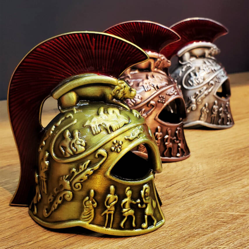 Metal Dekoratif Şövalye Miğferi - 3