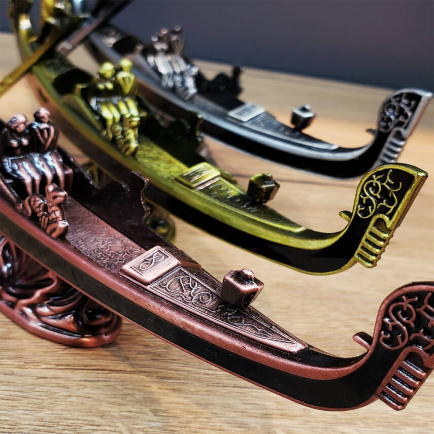 Metal Dekoratif Venedik Kayık - 3