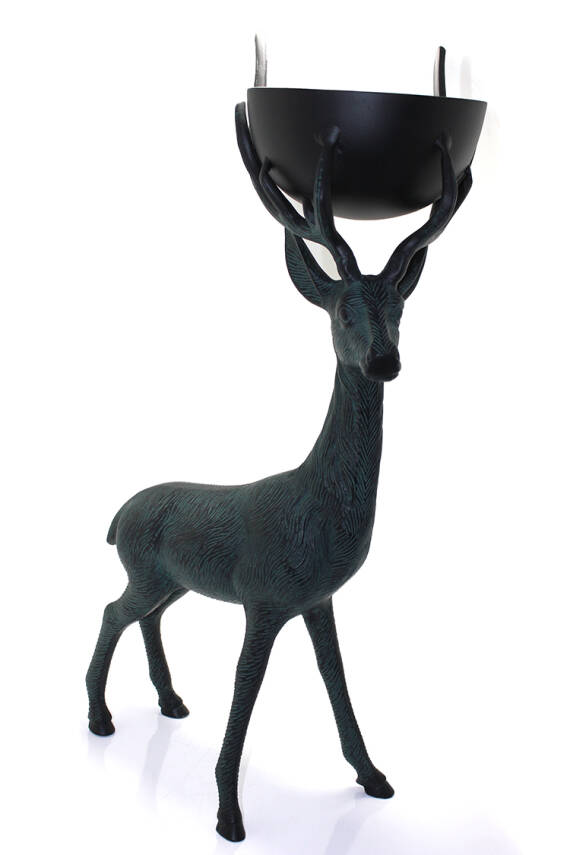 Metal Geyikli Kase 75 Cm - 1