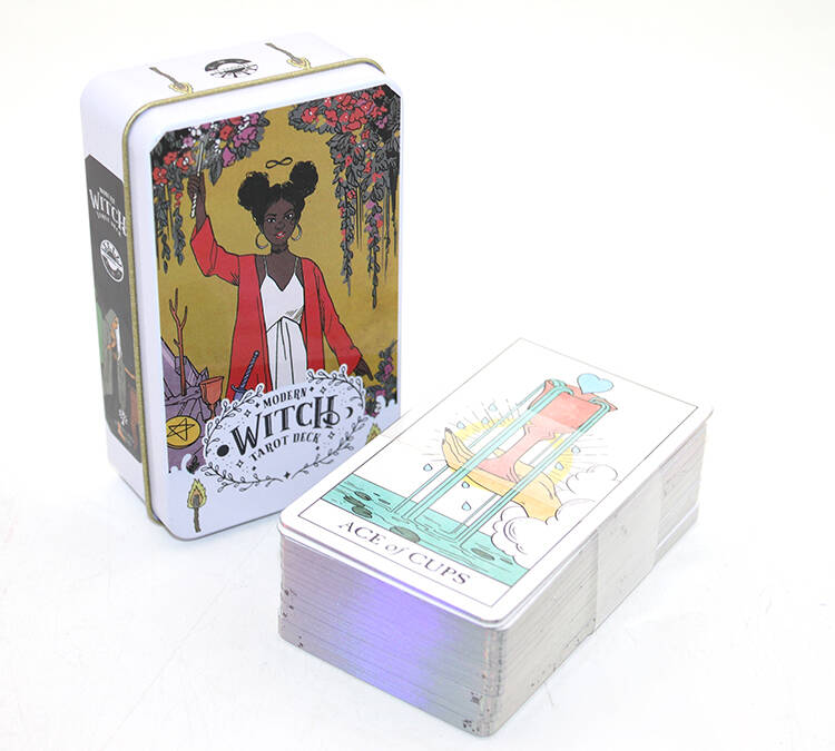 Metal Kutulu Tarot Kartı Modern Witch - 1