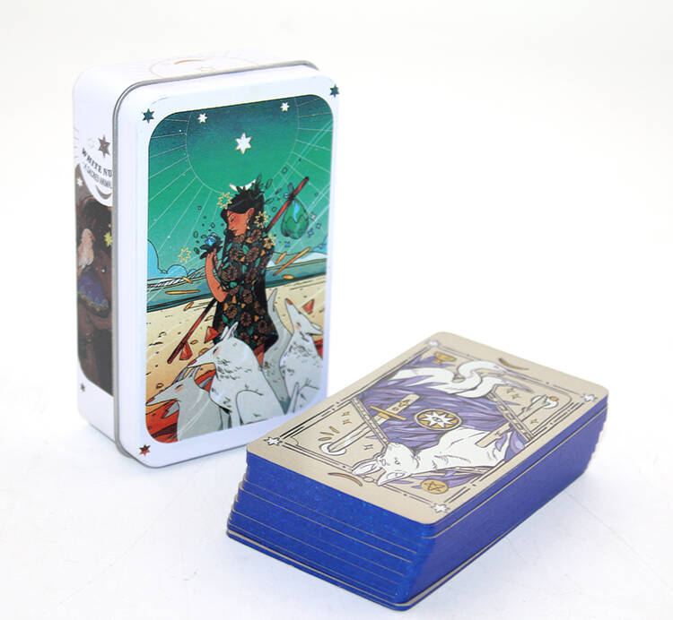 Metal Kutulu Tarot Kartı White Numen - 1