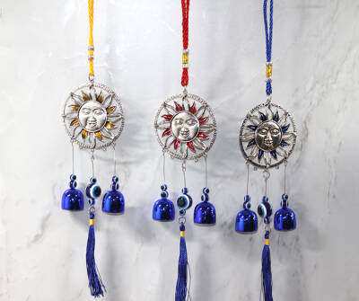 Metal Nazar Boncuğu Çan Model 13