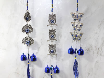 Metal Nazar Boncuğu Çan Model 21