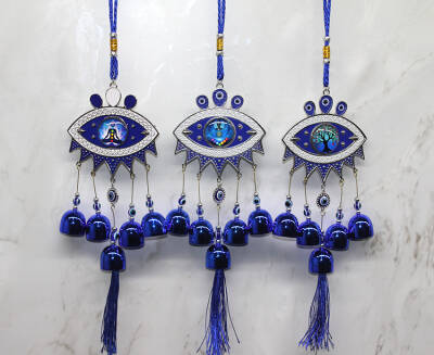 Metal Nazar Boncuğu Çan Model 4