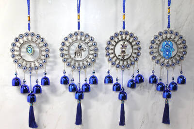 Metal Nazar Boncuğu Çan Model 5