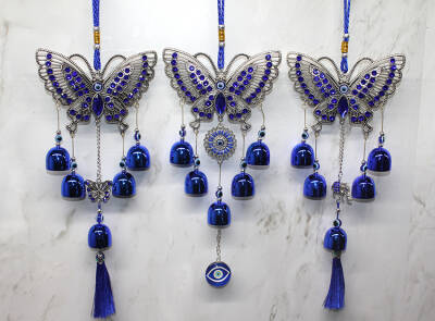 Metal Nazar Boncuğu Çan Model 7