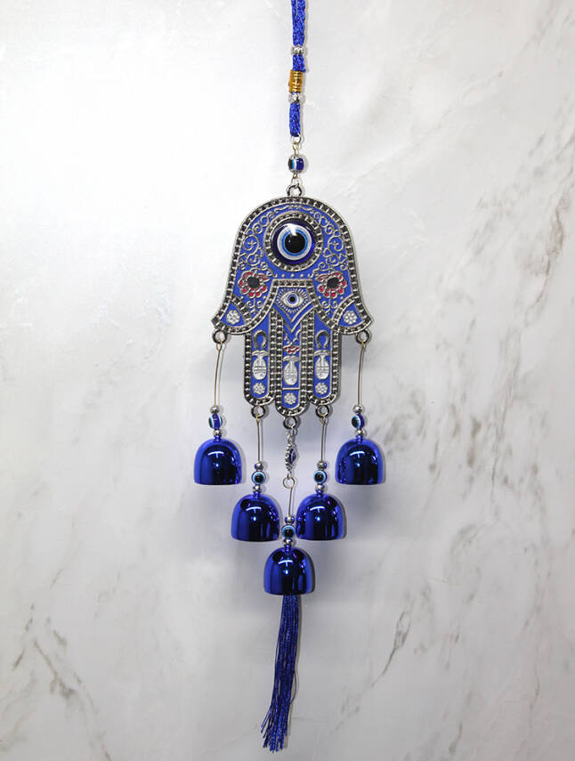 Metal Nazar Boncuğu Çan Model 8 - 1