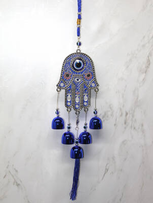 Metal Nazar Boncuğu Çan Model 8