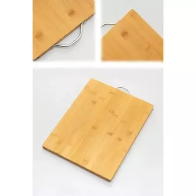Metal Saplı Bambu Kesim Panosu - 3