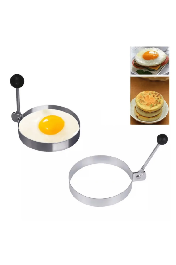 Metal Yuvarlak Omlet Krep Kalıbı - 1