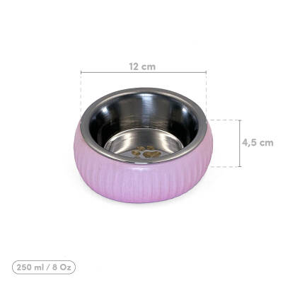 Mikopet Organik Seramik Mama Kabı Pembe - 5