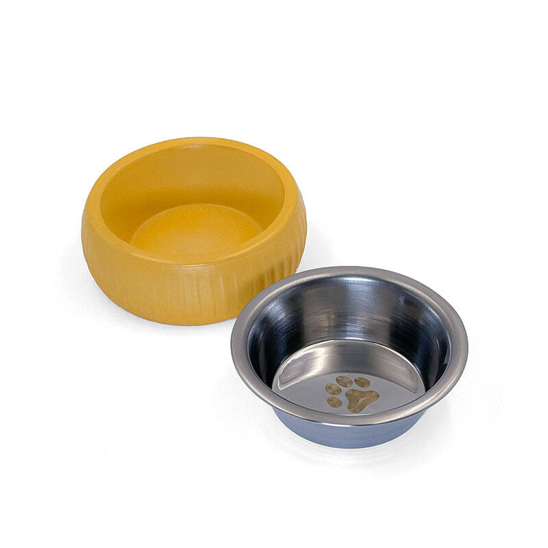 Mikopet Organik Seramik Mama Kabı Sarı - 1