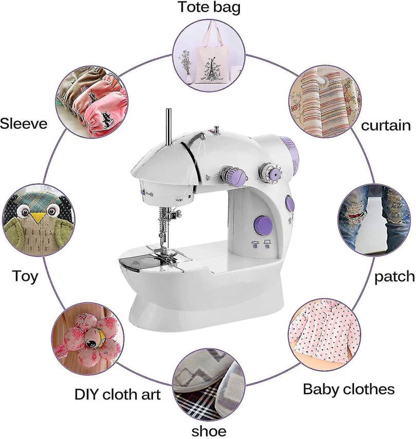Mini Ev Dikiş Makinesi Pedallı Sewing Machine - 4