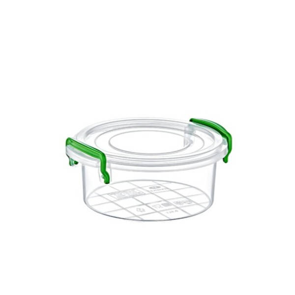 Mini Yuvarlak Saklama Kabı 0.5 Litre - 1