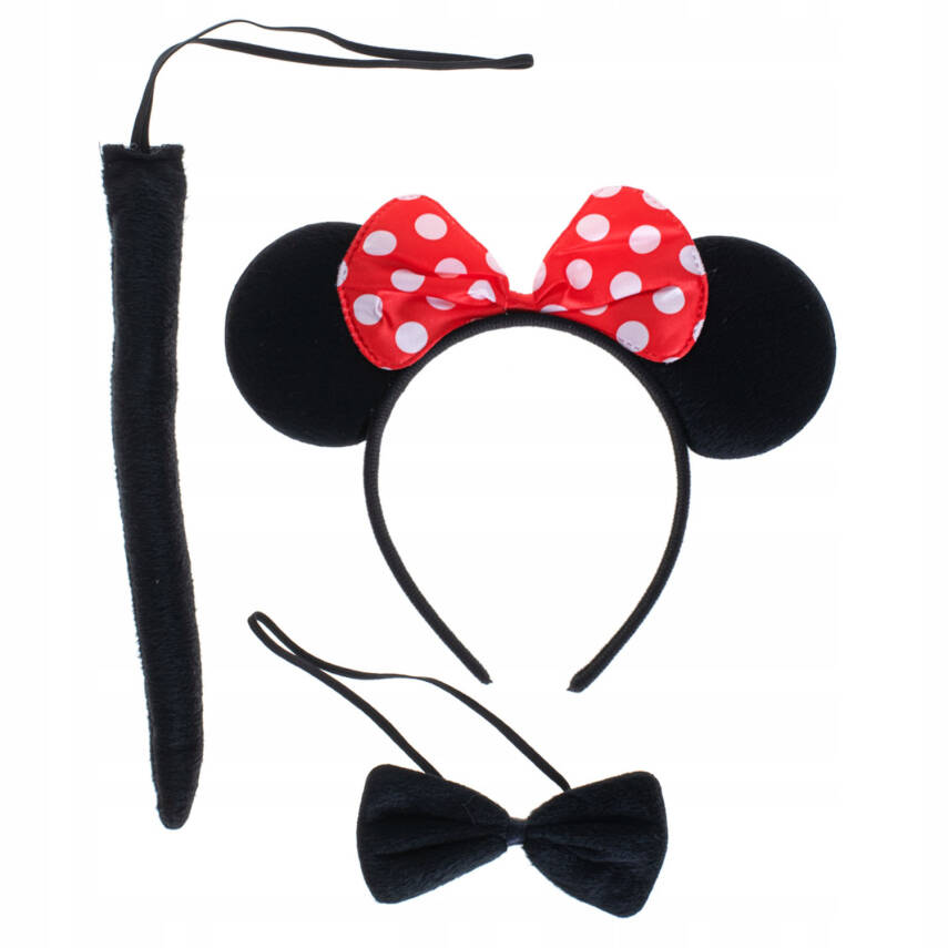 Minnie Mouse Taç Kuyruk Papyon Gösteri Seti - 2