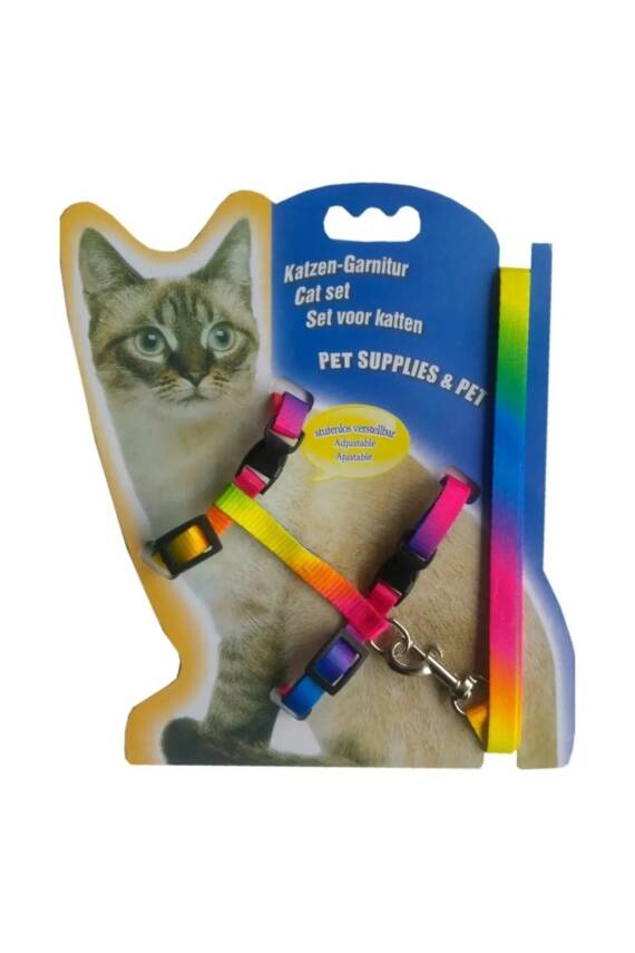 Multicolor Kedi Tasması - 1